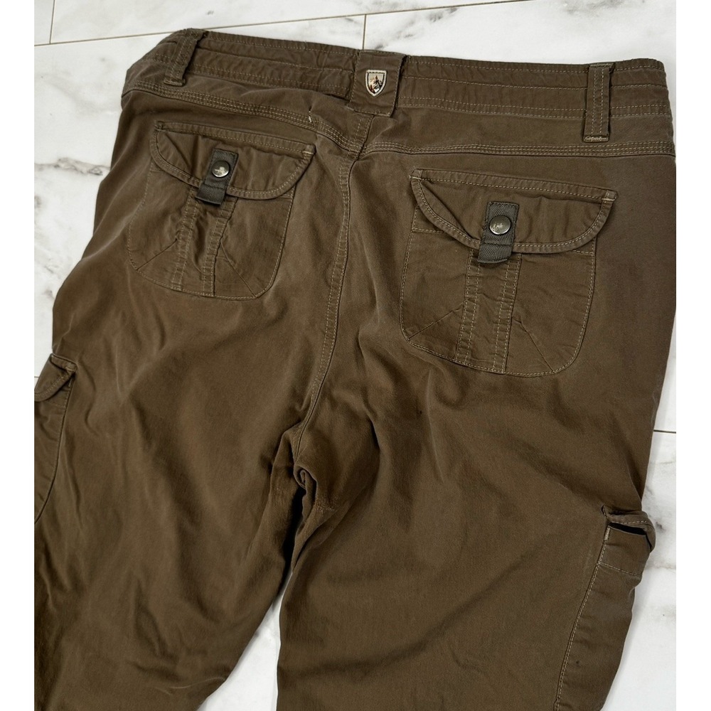 Kuhl Splash Cargo Pants Womens 12 Regular Brown Hiking Outdoor Stretch Utility - Picture 6 of 8